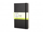 Записная книжка А6 (Pocket) Classic (нелинованный), черный, размер A6