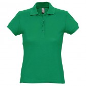 Поло женское PASSION, ярко-зеленый, XL, 100% хлопок, 170 г/м2, зеленый, размер XL