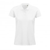 Рубашка поло женская PLANET WOMEN 170 из органического хлопка, белый, размер S