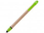 Ручка-стилус шариковая «Planet», бежевый/лайм