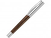 Ручка-роллер «Titan Wood R», коричневый/серебристый