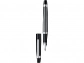 Ручка-роллер «Funambule striped», черный/серебристый