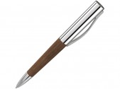 Ручка шариковая «Titan Wood», коричневый/серебристый